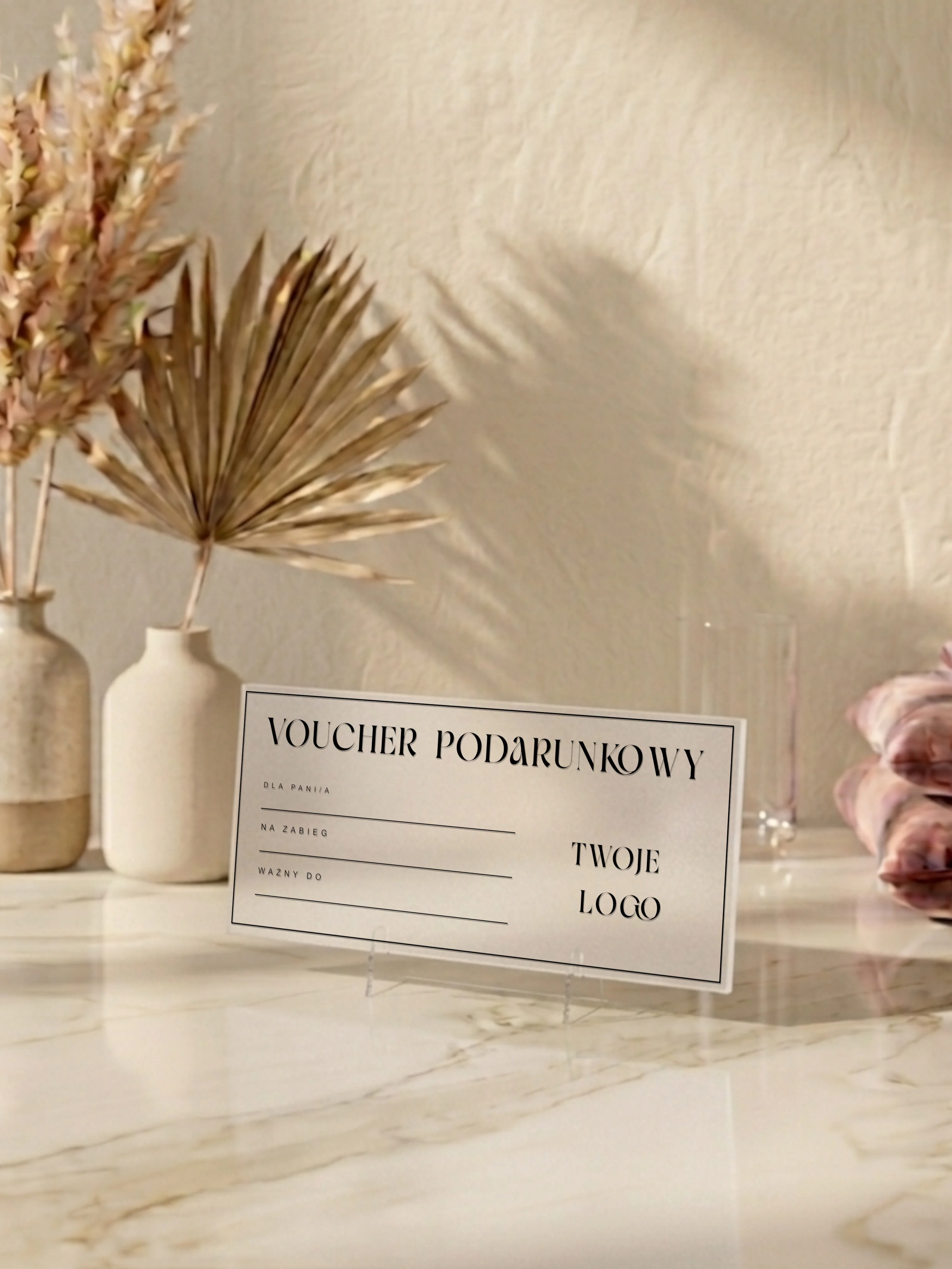Plexi z nadrukiem UV – Voucher | Manufaktura Chaosu