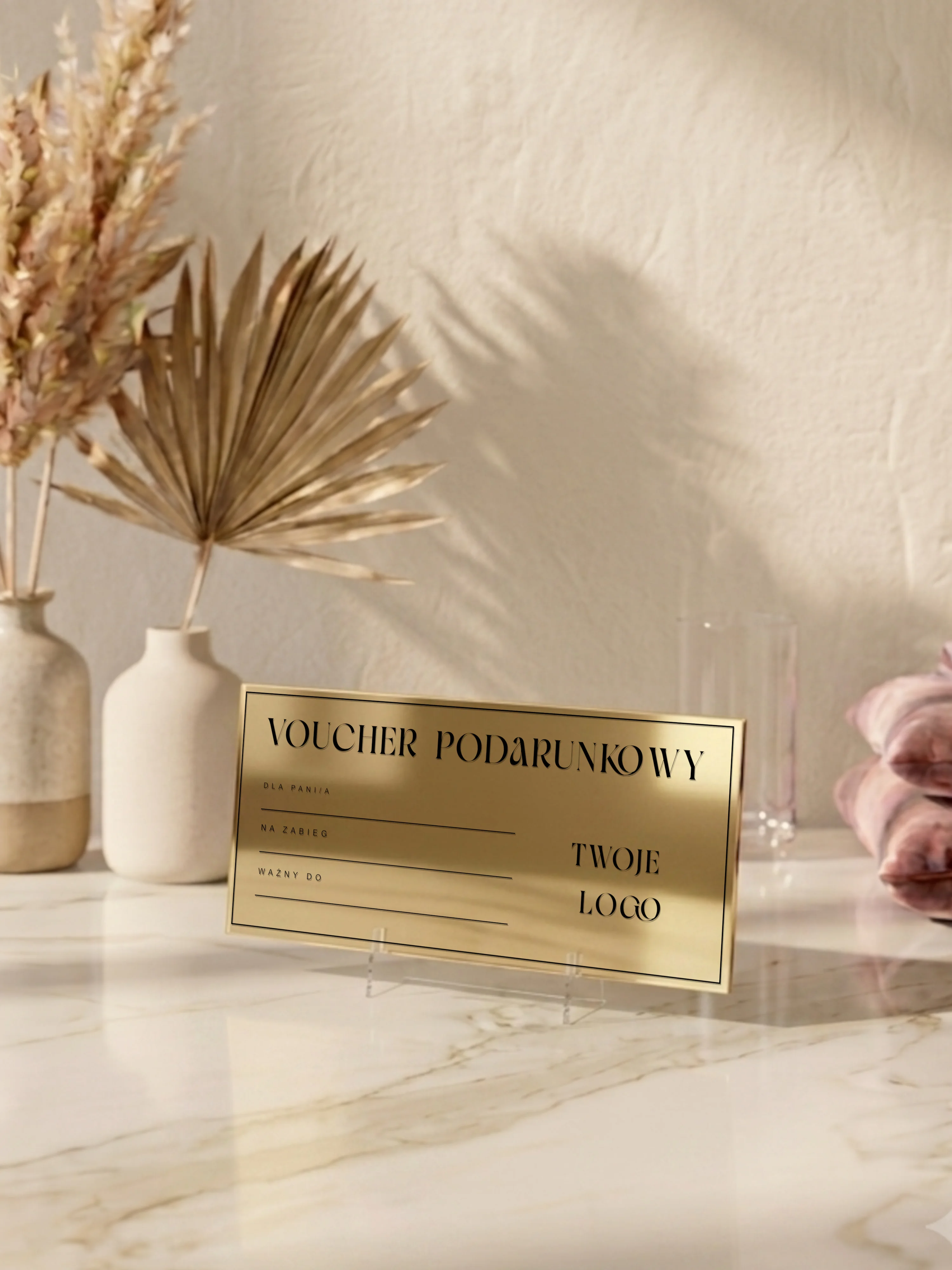 Plexi z nadrukiem UV – Voucher | Manufaktura Chaosu